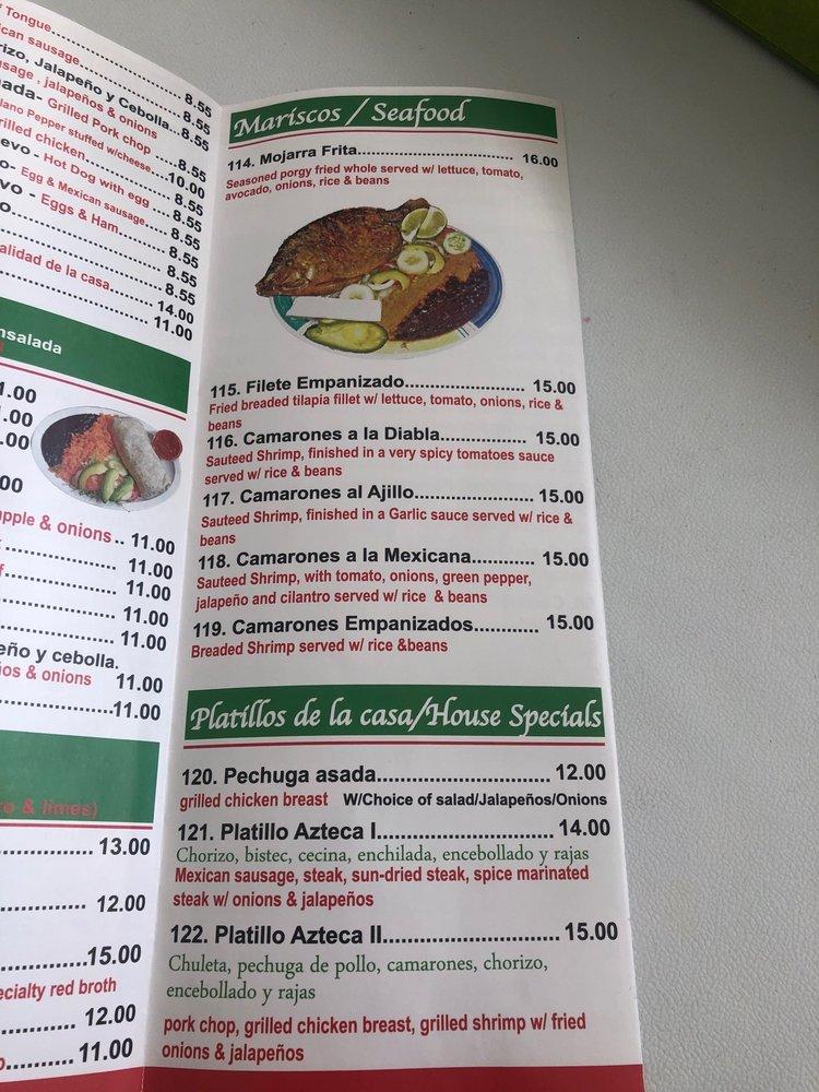 Mega Mex меню