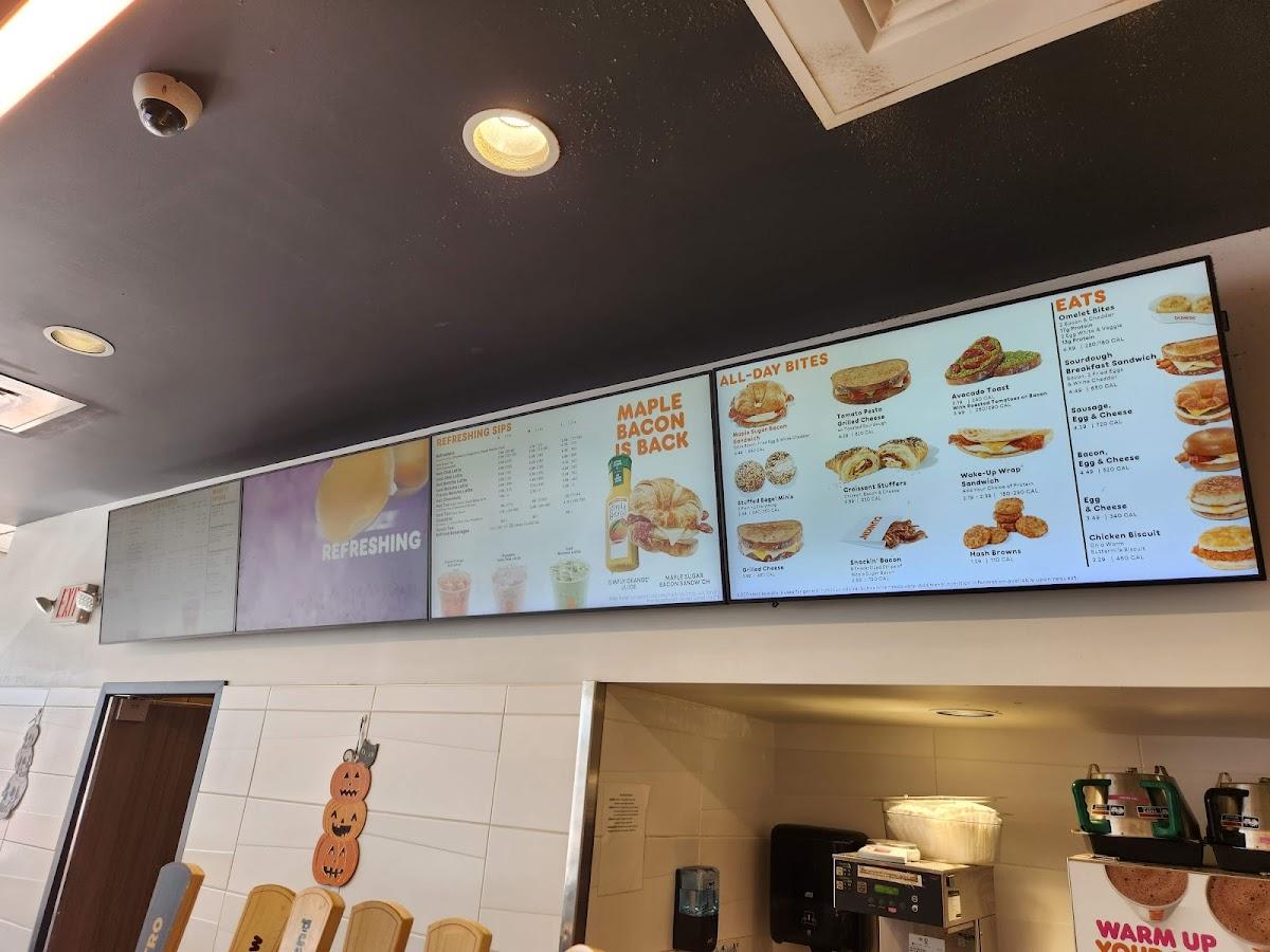 Dunkin' меню