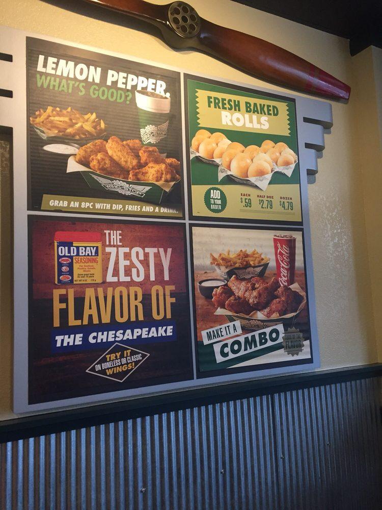 Wingstop меню