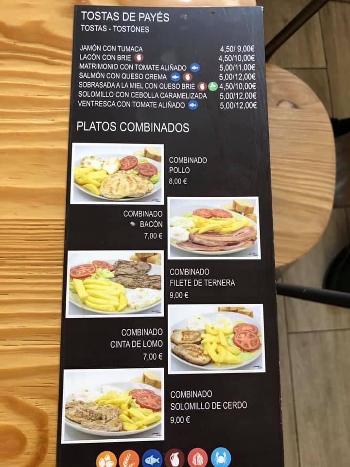 Restaurante El Risco Madrid меню