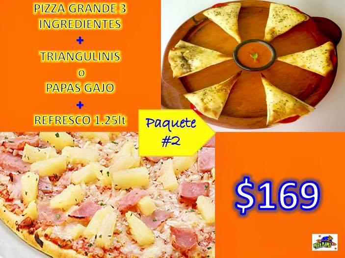 Pizza Planet меню