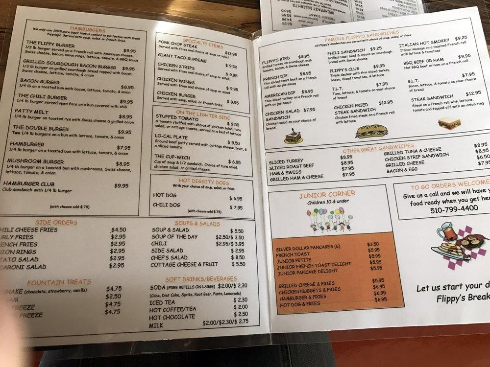 Flippy's Café меню