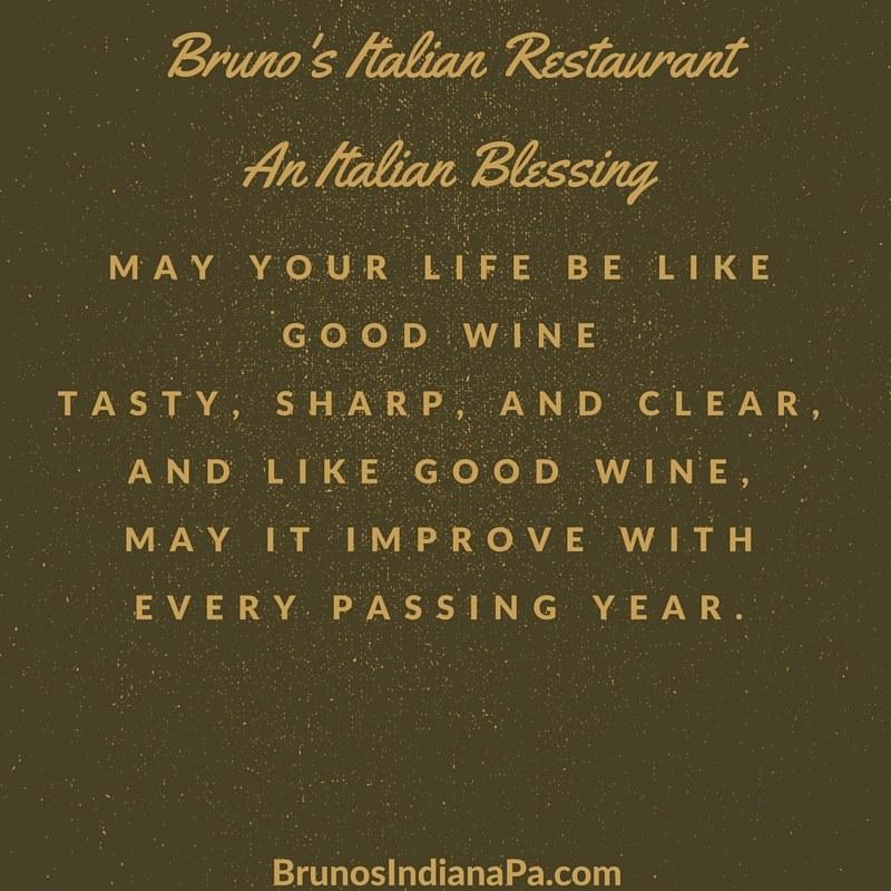 Bruno's Italian Restaurant меню