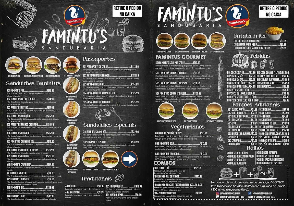 Famintu's Bar меню