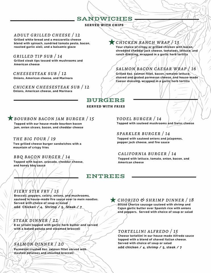 Hennigan's Restaurant and Bar меню