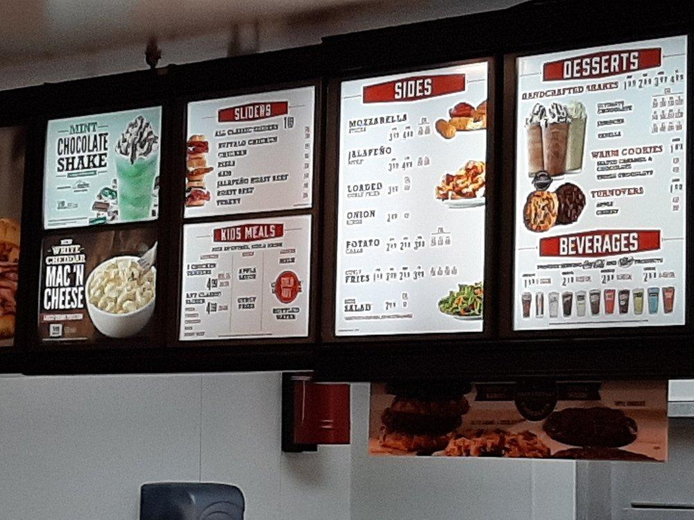 Arby's меню