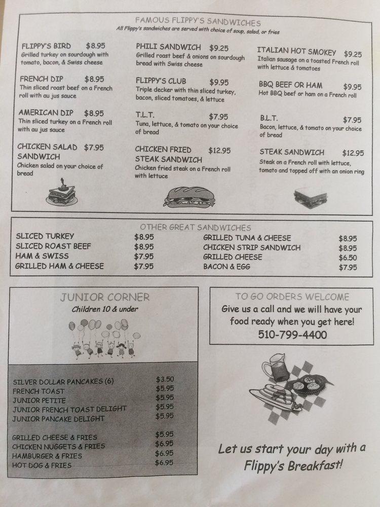 Flippy's Café меню