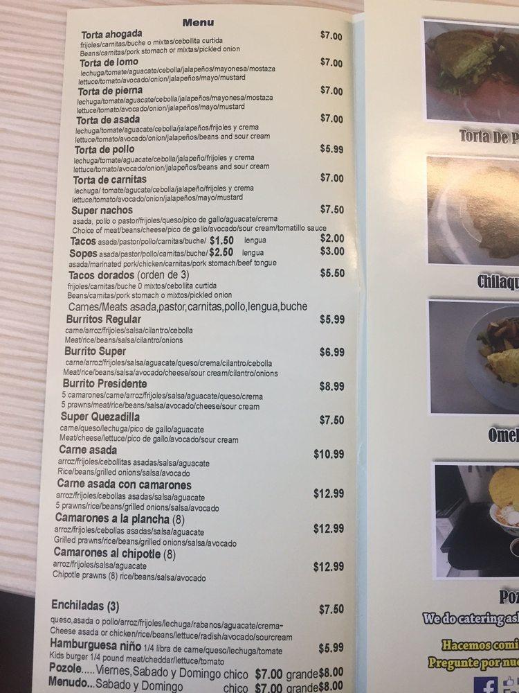 El Rincon Tapatio меню