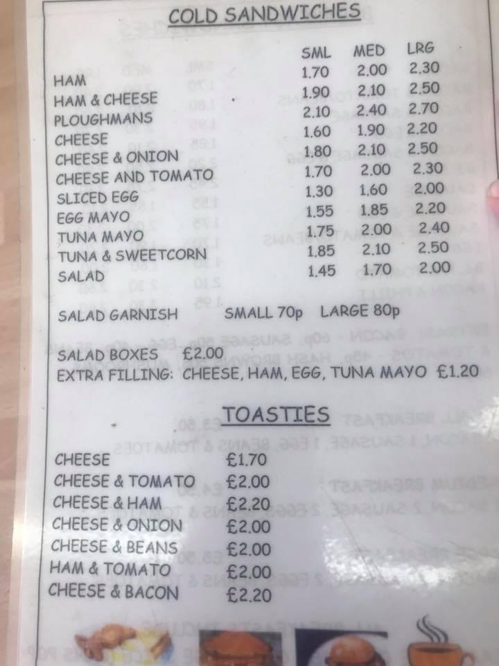 Edibles Cafe меню