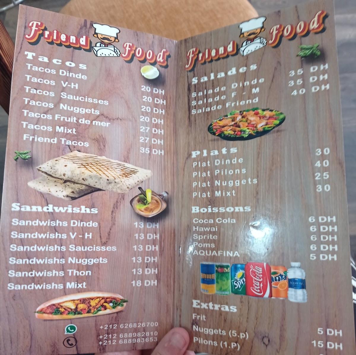 Friend Food меню