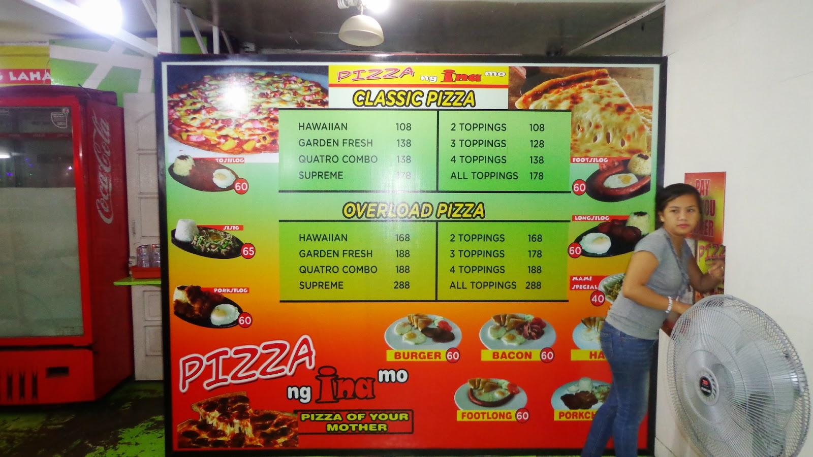 Pizza Ng Ina Mo - Angono меню