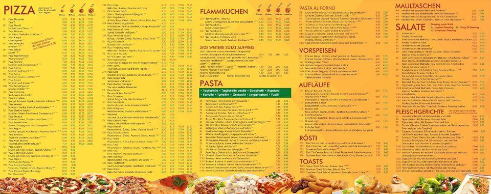 Vesuvio Pizza-Express меню