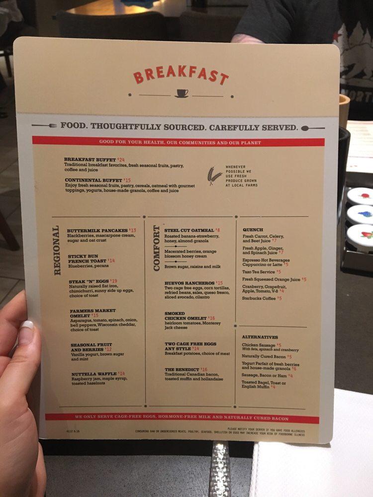 Level Two Restaurant меню