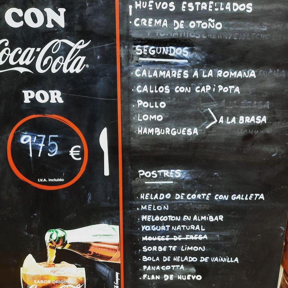 Bar l'Esclop меню