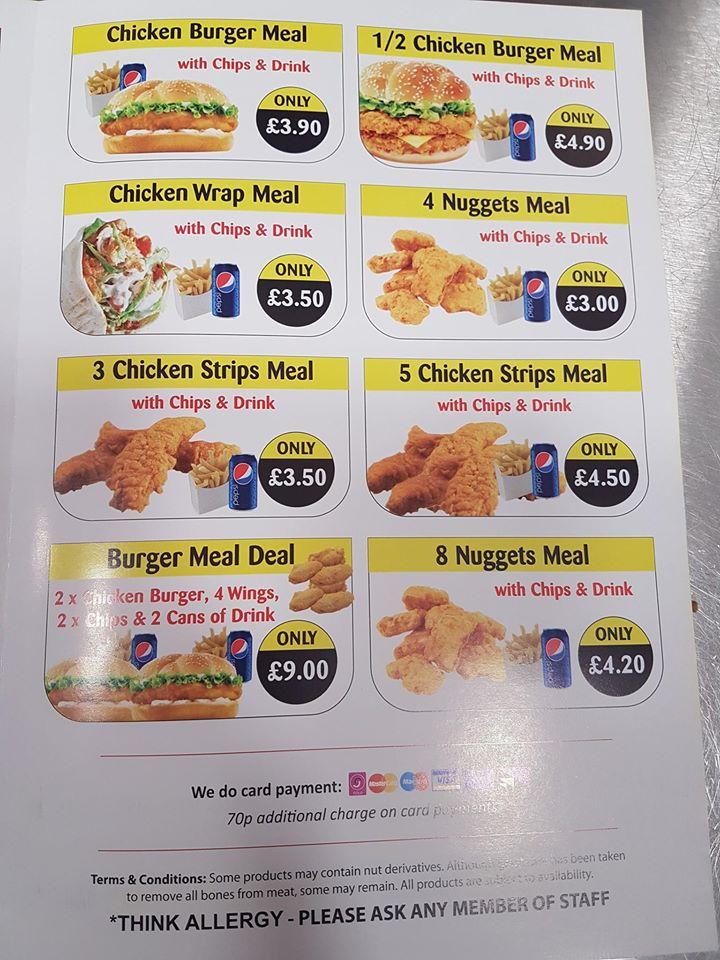 Theos chicken меню