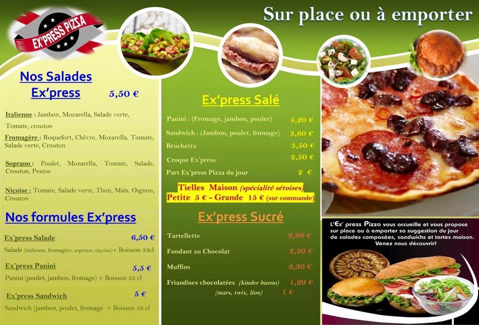 Expresspizza Perpignan меню