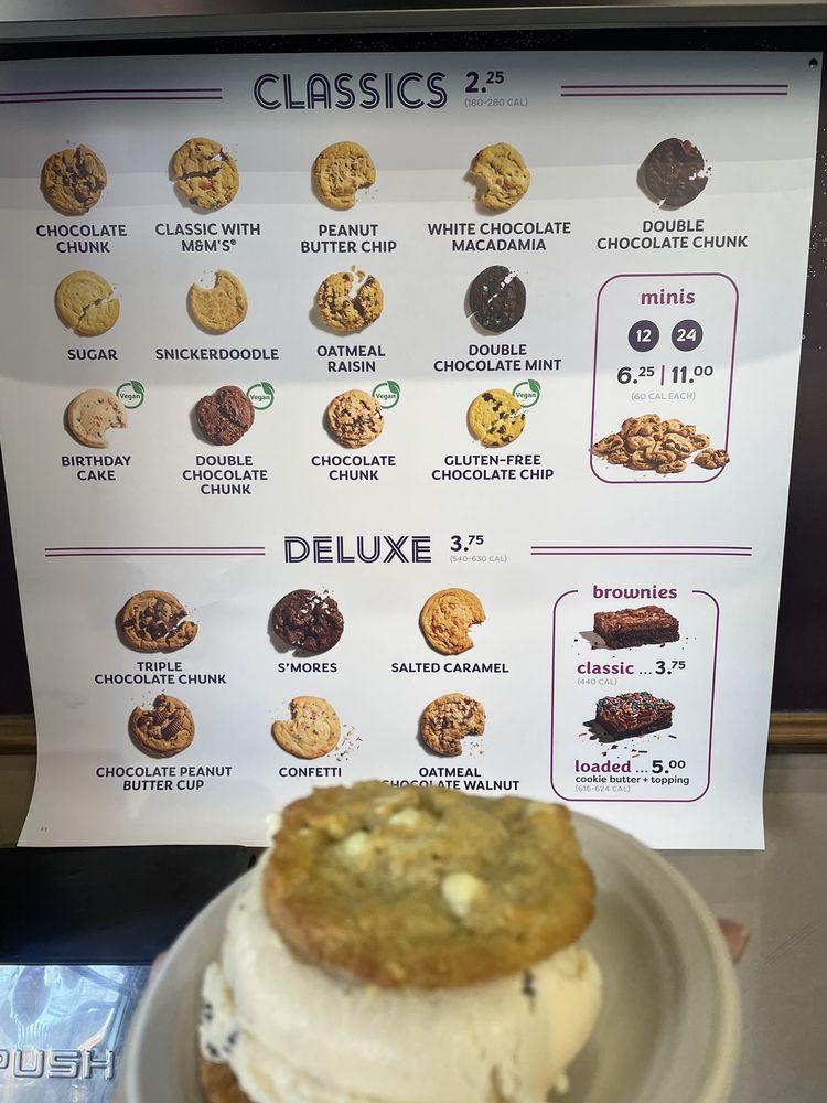 Insomnia Cookies меню
