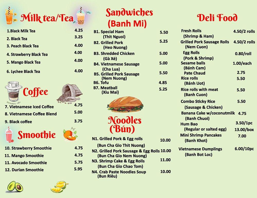 Renton Deli меню