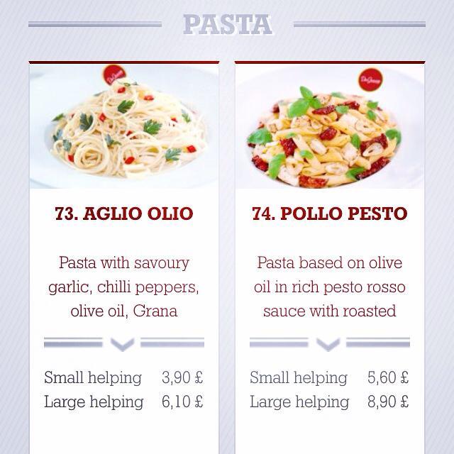 DA Grasso PIZZA меню