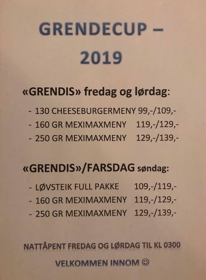 Perlys Gatekjøkken меню