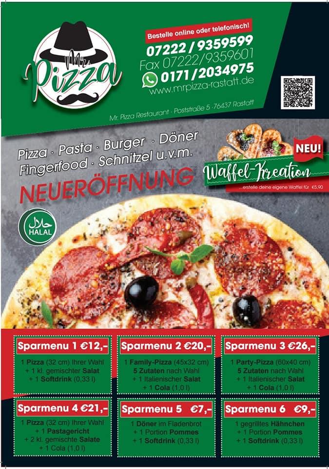 Mr. Pizza меню