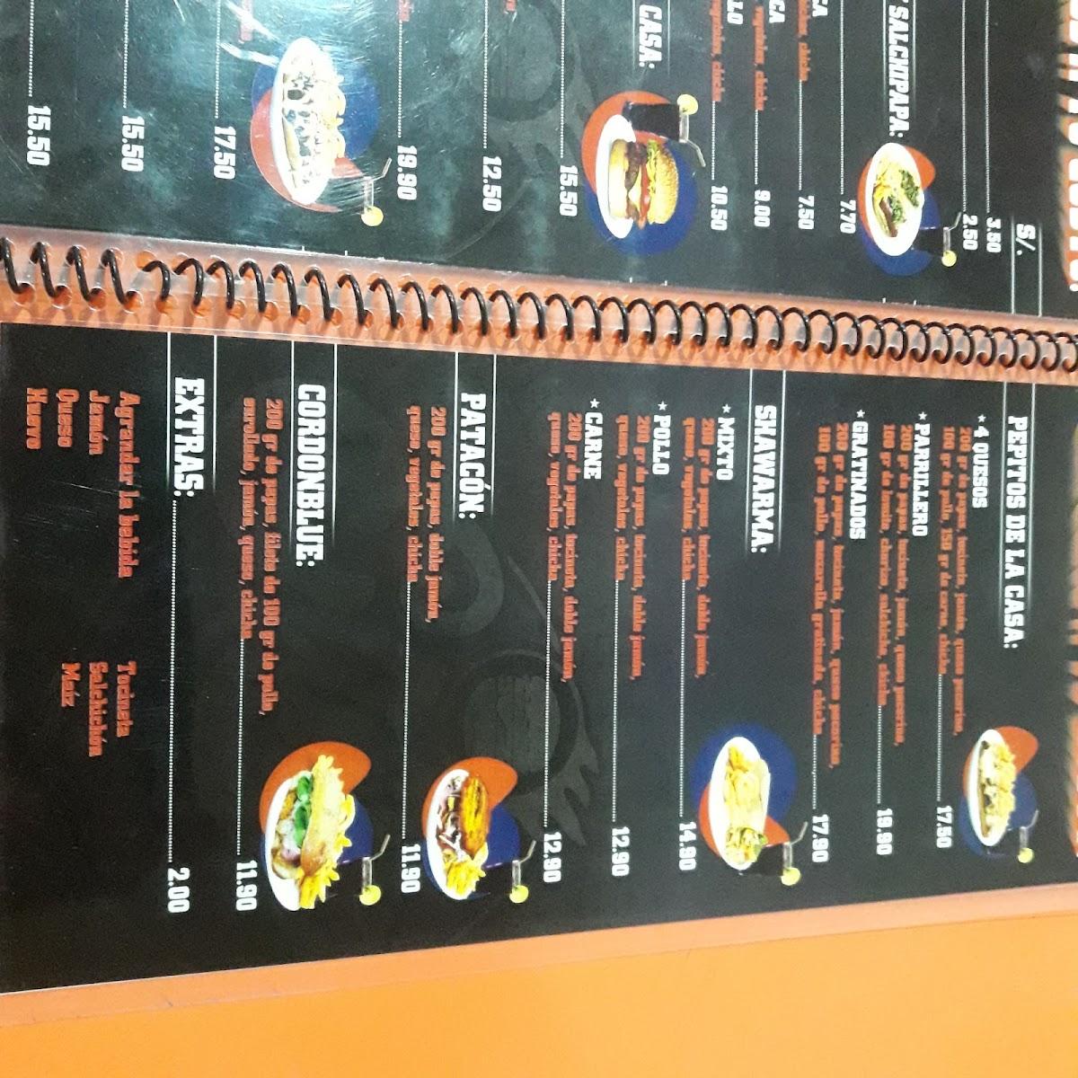 Guaro's меню