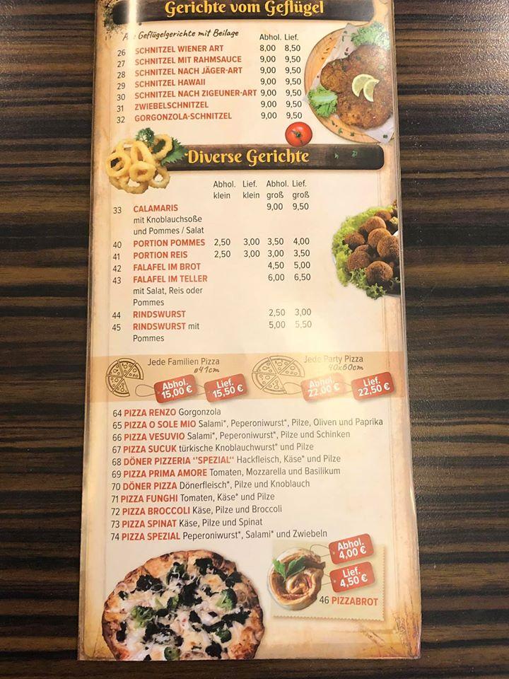 Aspava Döner & Pizzeria Rödermark меню