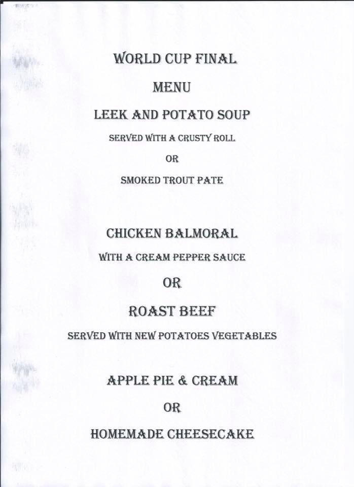 Balmforth Catering Dunbar меню