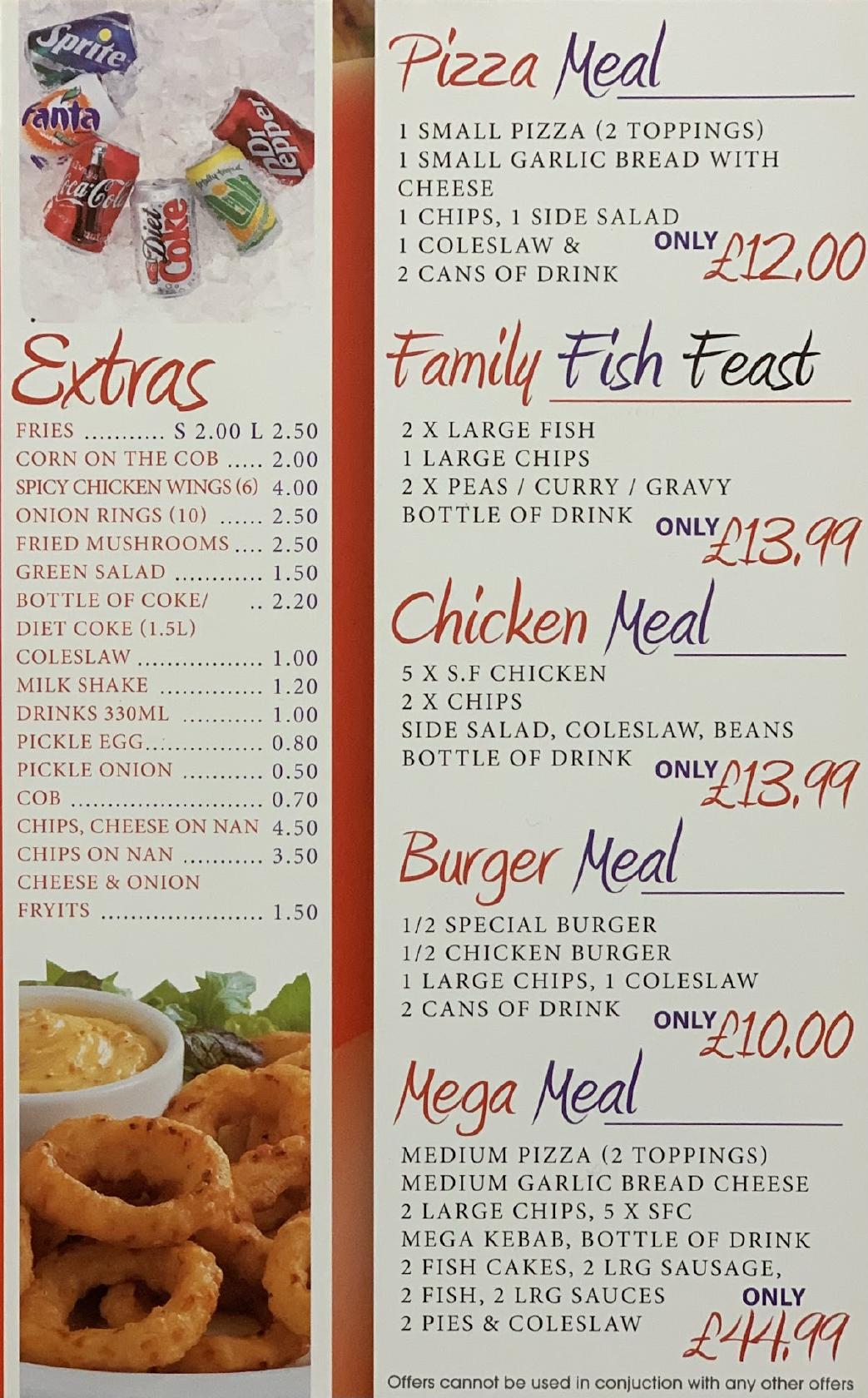 3 chefs fish bar меню