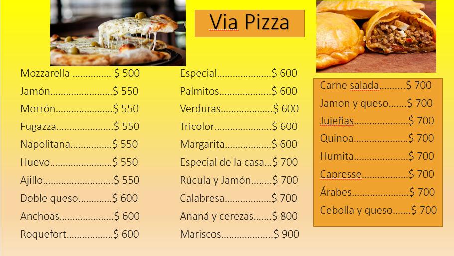 Cortez Pizza меню