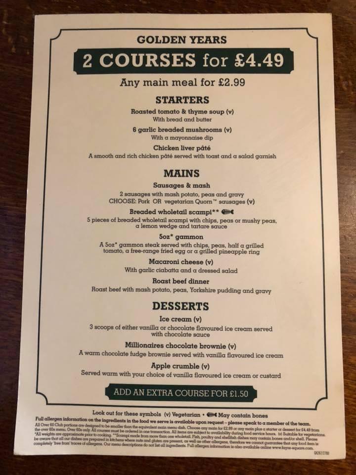 The Forest Inn меню