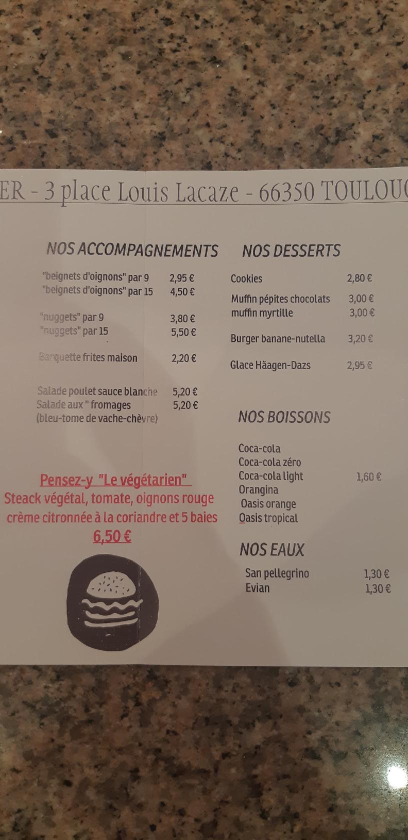 French'burger меню