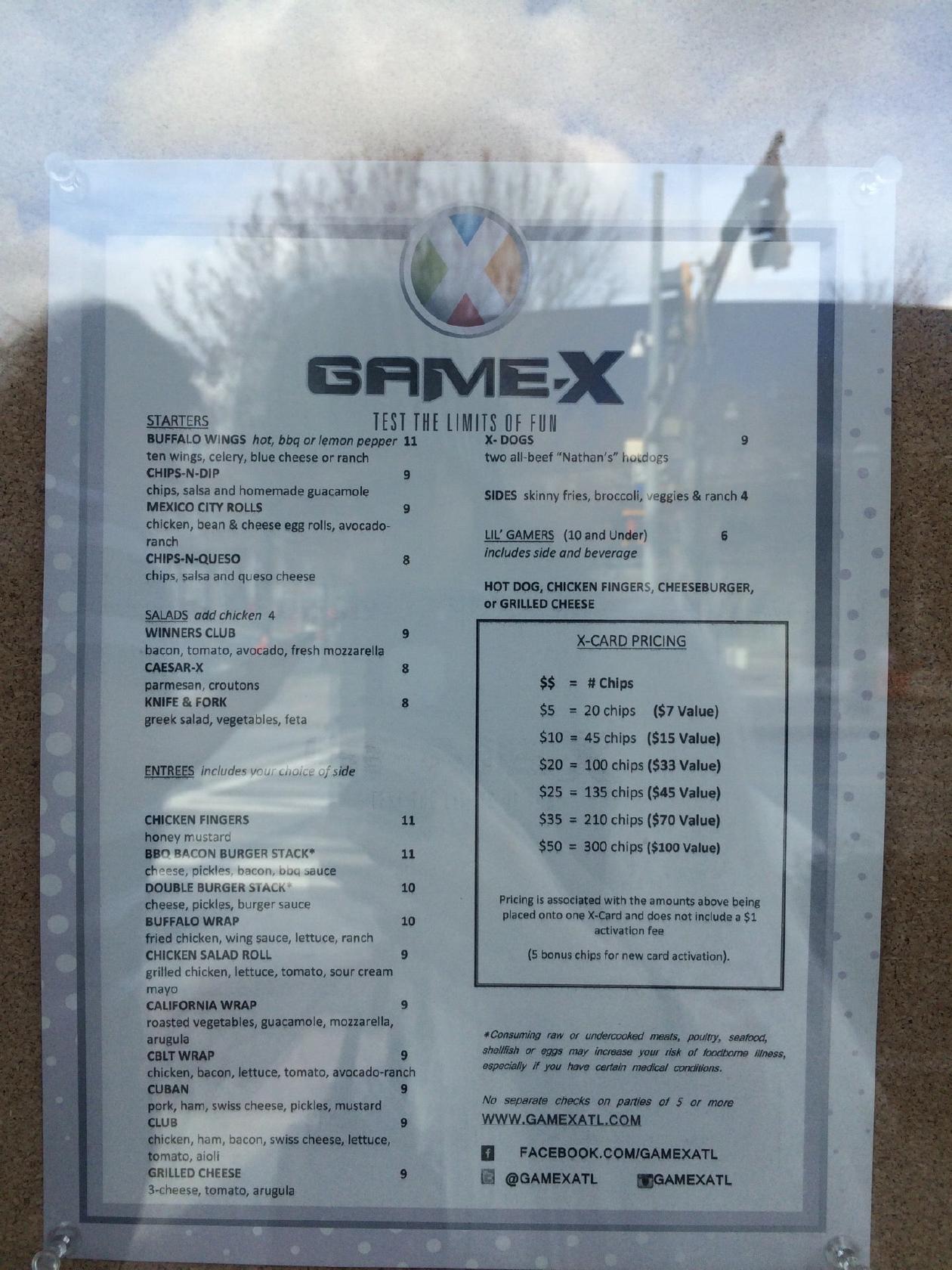 Game-X меню