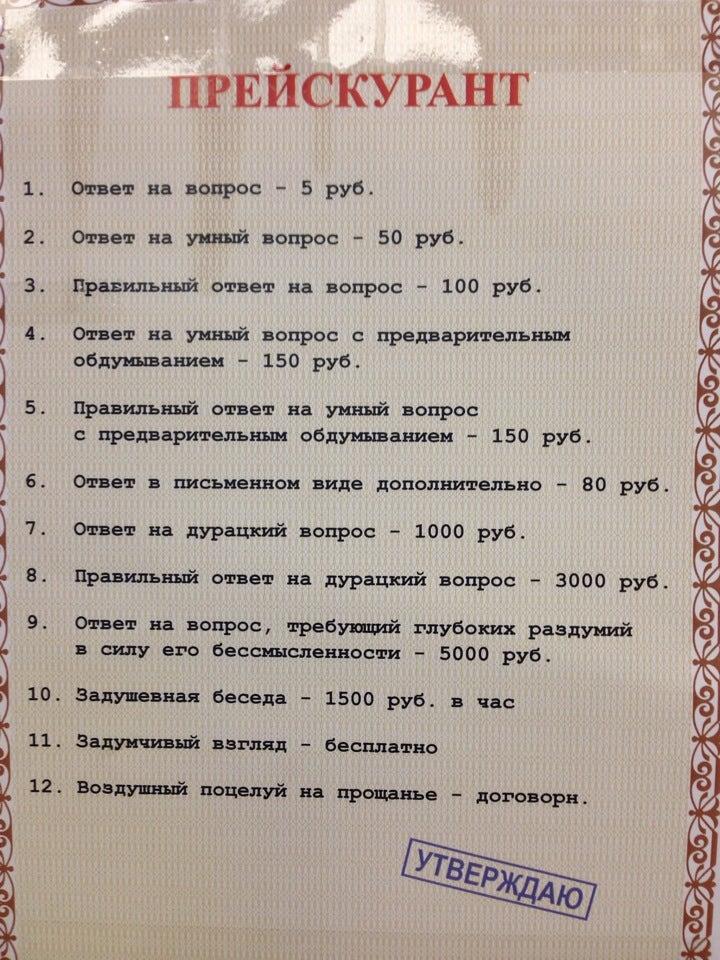 KFC меню