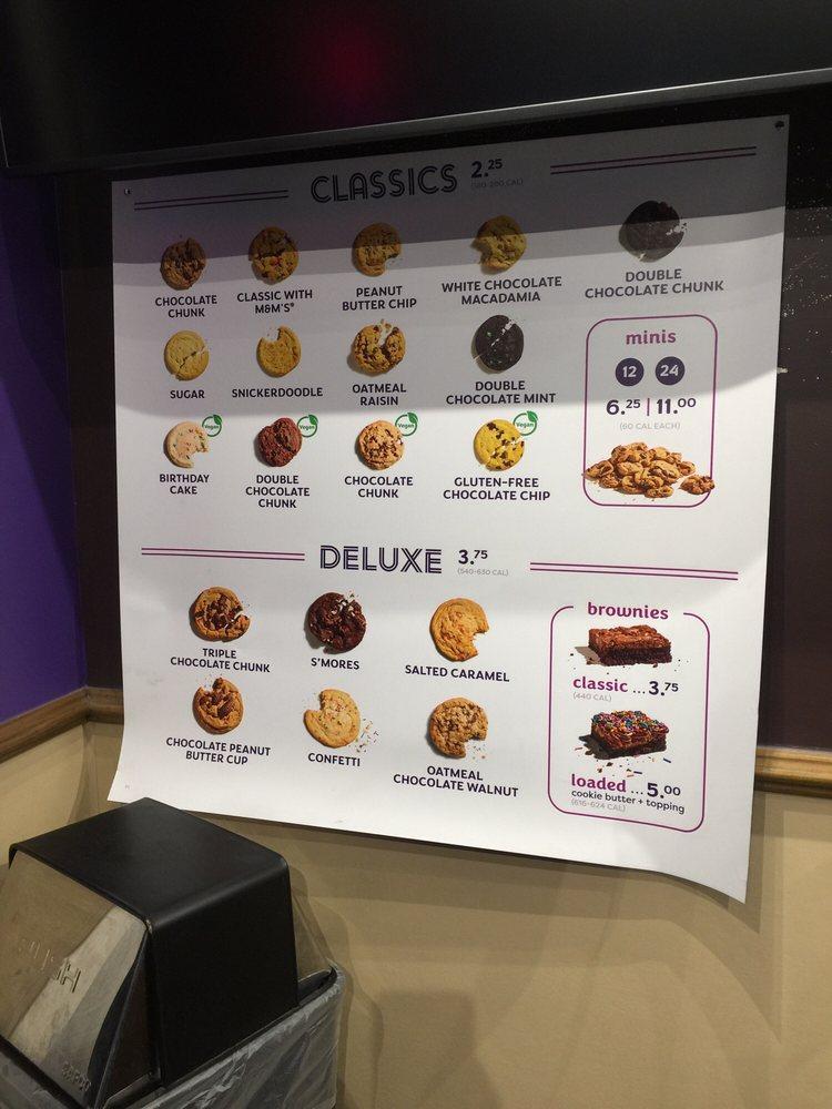 Insomnia Cookies меню