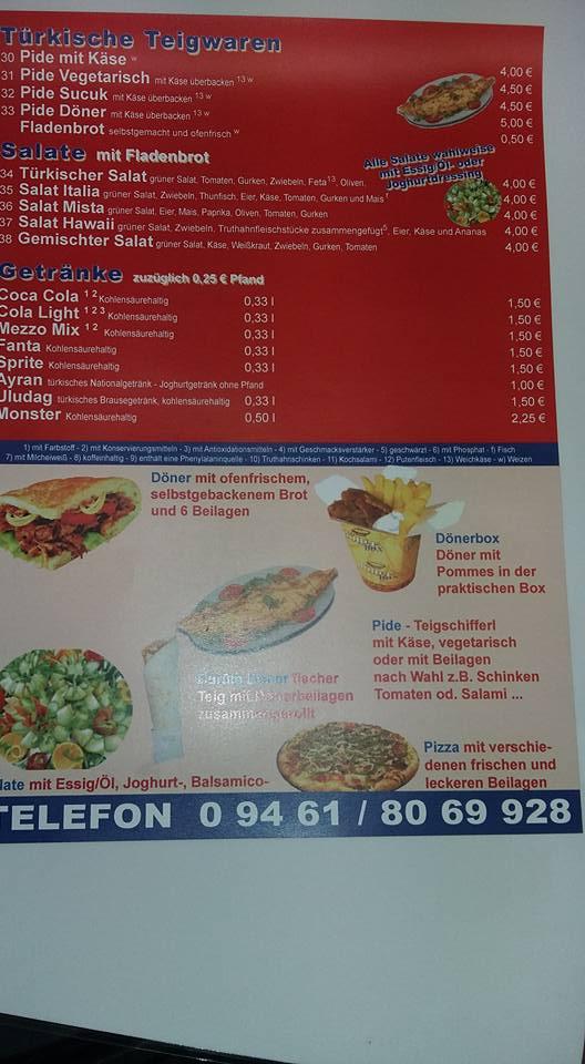 Antalya меню