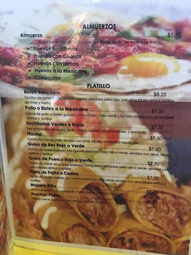 Tortas Y Tacos меню