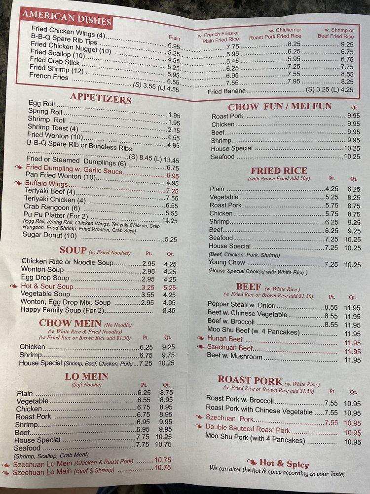 Wang's Kitchen меню
