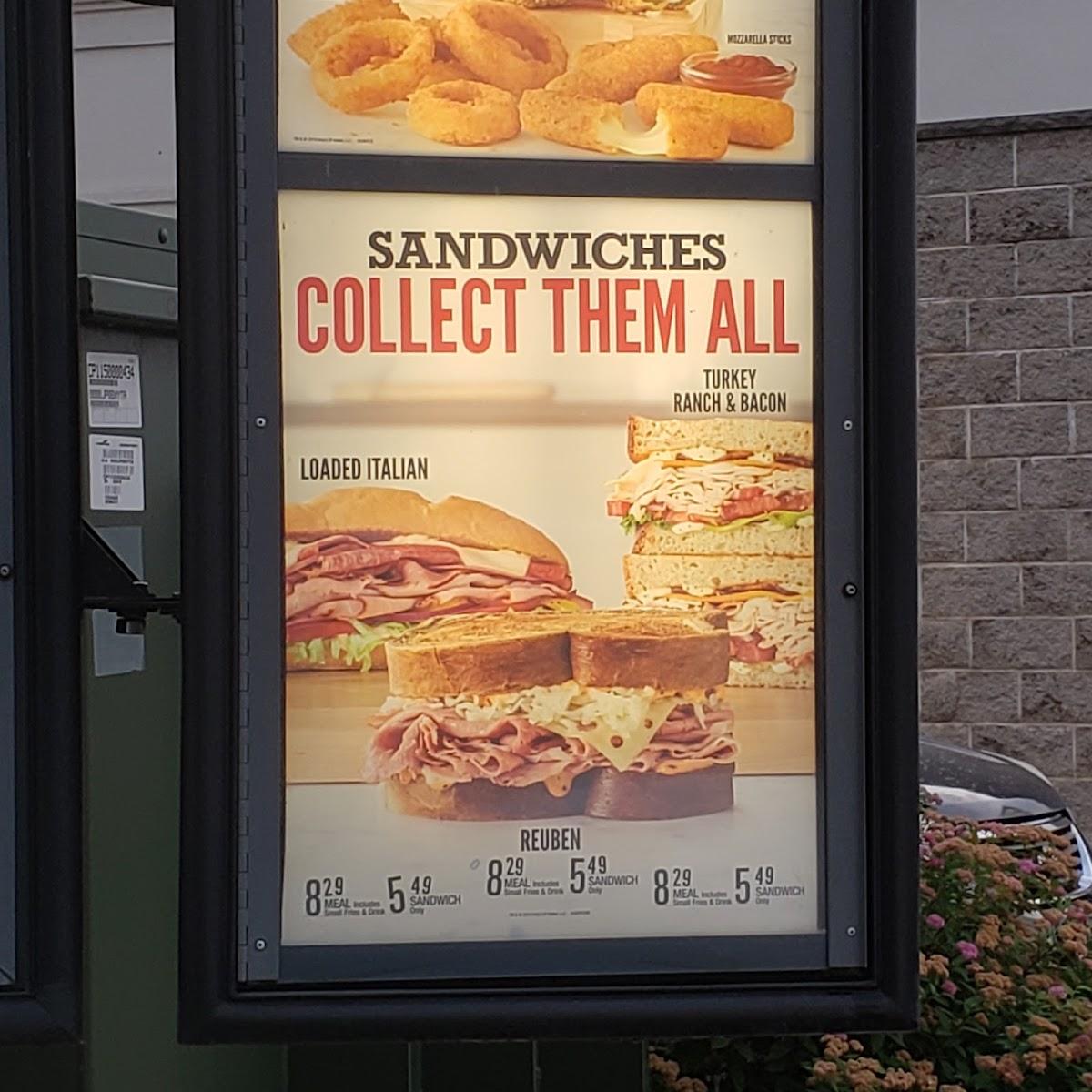 Arby's меню