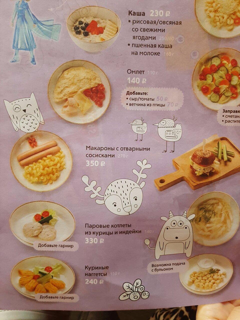 Шоколадница меню