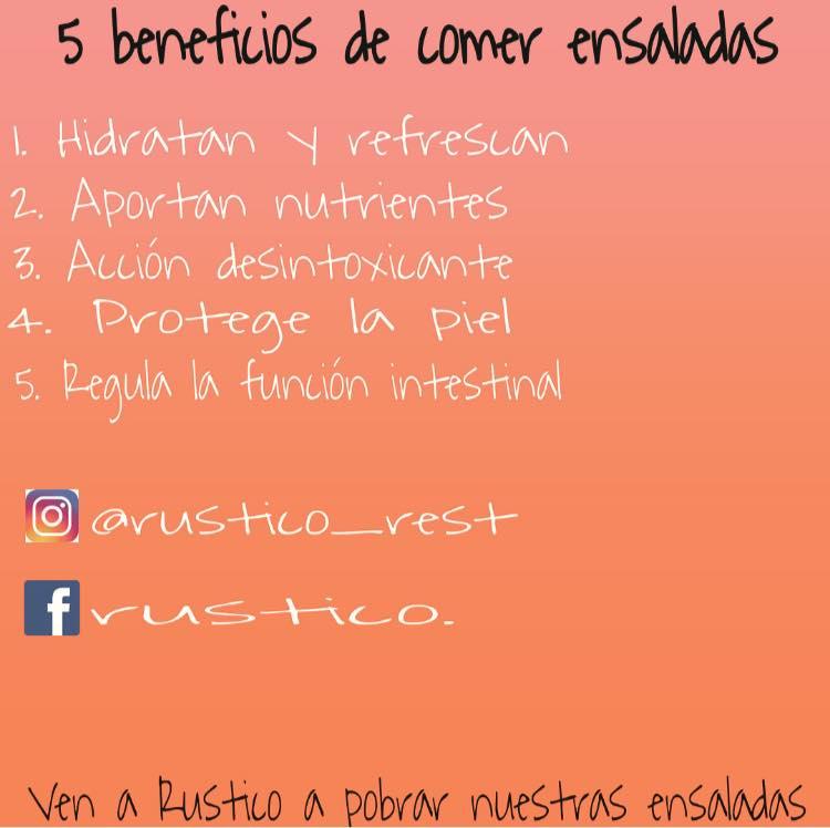 Rustico. меню
