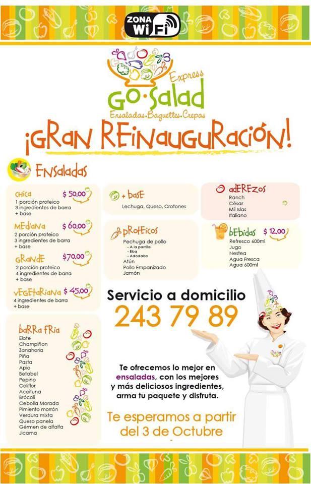 Go Salad меню