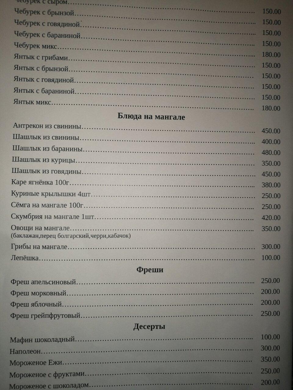 Ежи меню