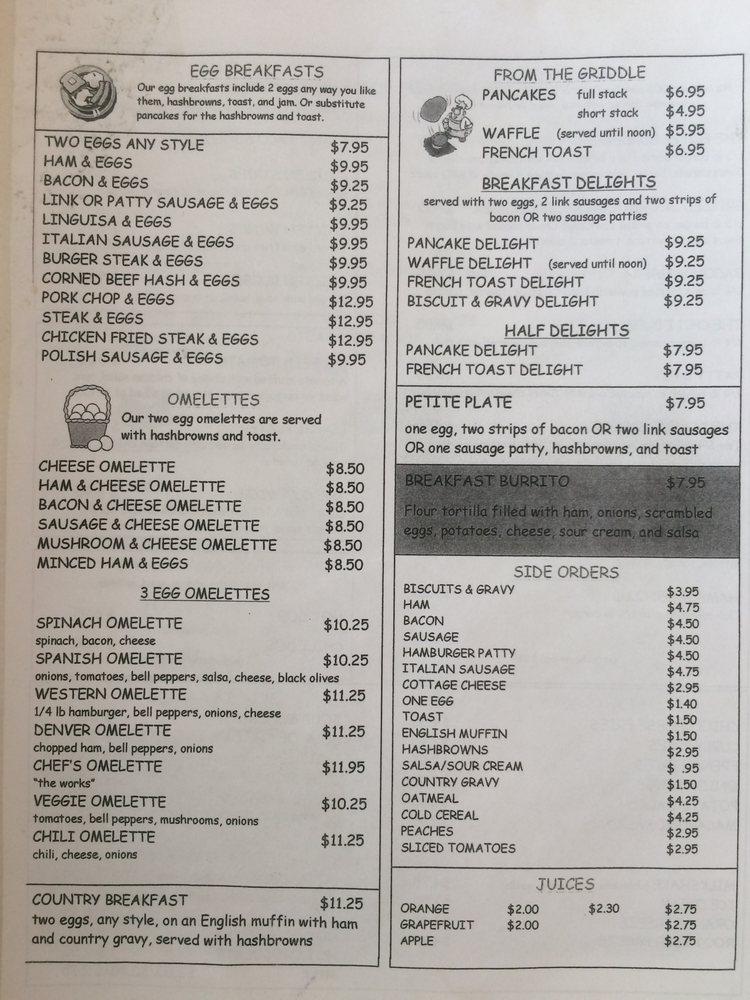 Flippy's Café меню