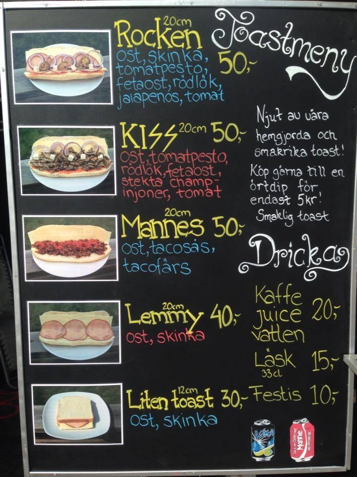 TOASTMANNE'n Sölvesborg меню