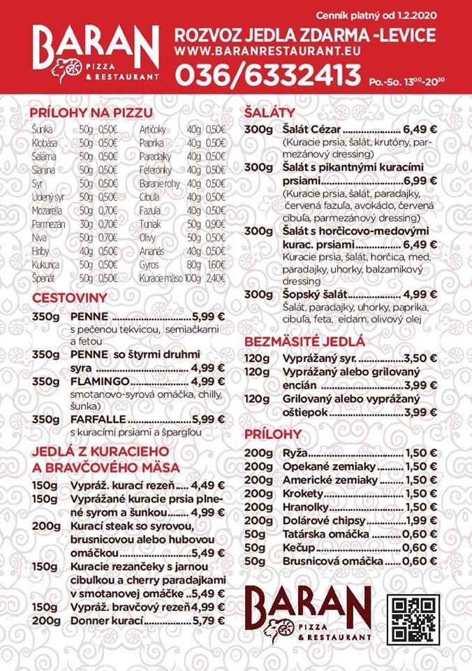 Caffe Maxi's меню