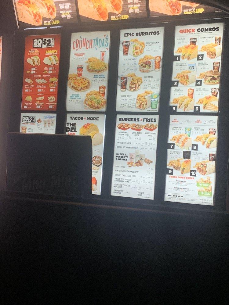 Del Taco меню
