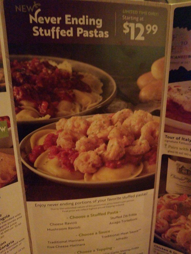 Olive Garden Italian Restaurant меню