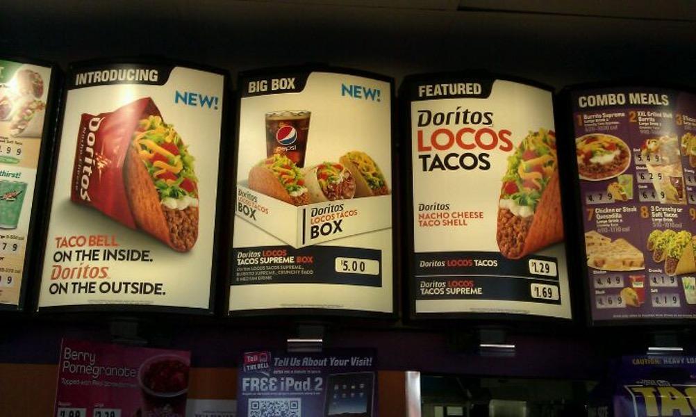 Taco Bell меню