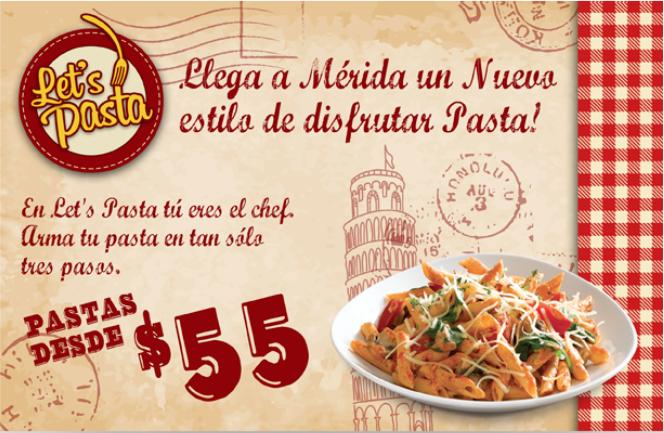 Let's Pasta меню